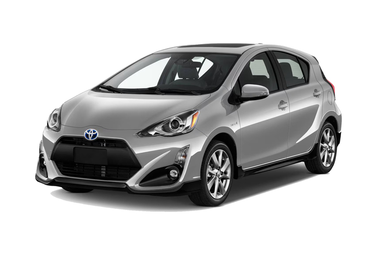 Toyota Aqua Hybrid (Blue) Long Term Rental | Island Drive Inc.