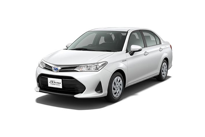 Toyota Axio Hybrid (Black) Long Term Rental | Island Drive Inc.